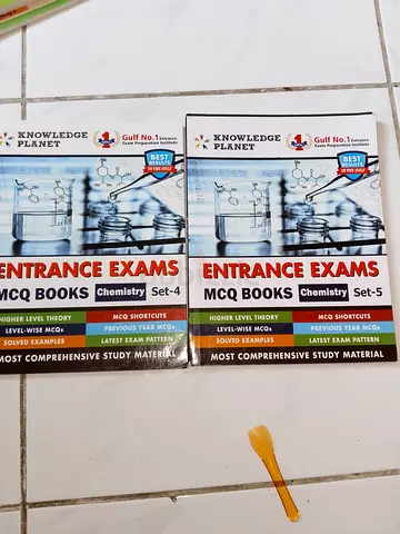 Entrance Exams MCQ Books Chemistry Set (Sets 4 & 5) - Knowledge Planet