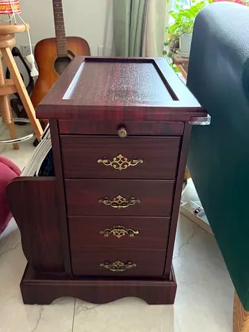 Side table - Dark Mahogany Finish