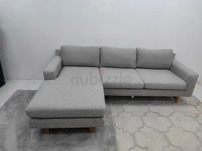Excellent condition west elm Eddy lshape sofa