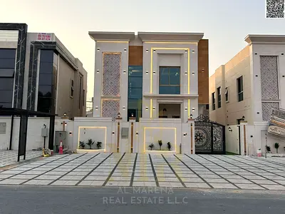 فيلا طابقين وروف 6غرف نوم ماستر تشطيب فندقي شامل رسوم التسجيل والتمليك  تملك حر