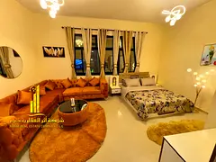 Luxury second-occupancy studio with separate kitchen and open view. Fully furnished. ✨ Ajman, Al N