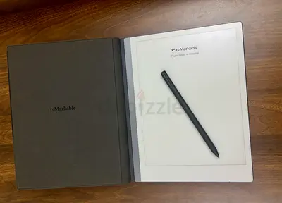 reMarkable 2 + Marker Plus + Genuine Leather Book Folio | Excellent Condition