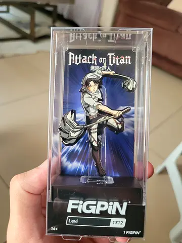 Attack on Titan Levi FigPin (Sealed) - Collectible Figure Pin LE1000