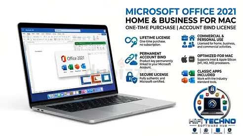 Microsoft Office 2021 Home & Business for Mac - Lifetime License (Digital)