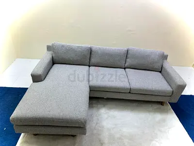 In great condition west elm eddy lshape sofa