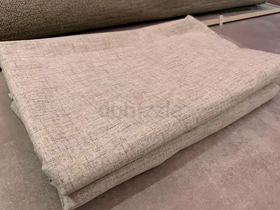 Beautiful Grey Patterned Blackout Curtains with 235cm rail - set of 2 curtains each W:140cm, H:233cm