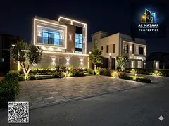 Modern villa with 4 master bedrooms and a swimming pool in Al Helio 2, Ajman | Registration fees inc