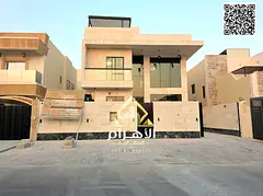 Al Haliyo 2 – Ajman | 5 Master Bedrooms | Ground + First + Roof | High-End Finishes | Central Air