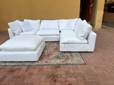 Looks great condition the loom collection Modular Sofa With footstool
