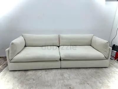 As perfect condition the loom collection three seater sofa