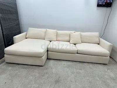 Excellent perfect condition crate&barrel lshape sofa