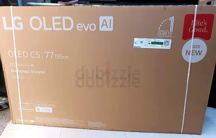 LG OLED evo C5 77-inch TV (Brand New in Box) - 77" OLED 4K