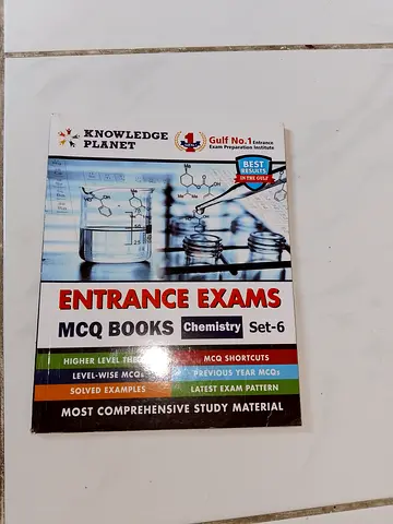 Entrance Exams MCQ Books Chemistry Set-6 (Knowledge Planet)