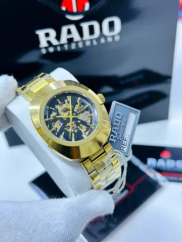 Rado Gold Skeleton Automatic Men's Watch - Like New