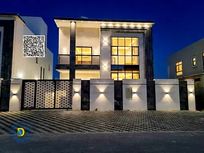 A luxurious 6BR villa with roof, including electricity and water, bank financing, freehold