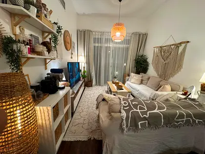 Two-bedroom apartment for monthly rent | Ajman - Al Hamidiya | Includes bills and internet | Fully furnished. Book now! ✅