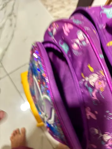 Kids Purple Mermaid Themed Backpack