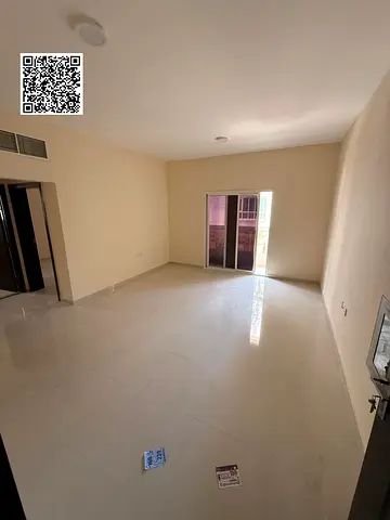 For annual rent in Ajman | 1 bedroom and living room on the second row of Ajman Corniche | Balcony | Prime location close to amenities | Only 30,000 A