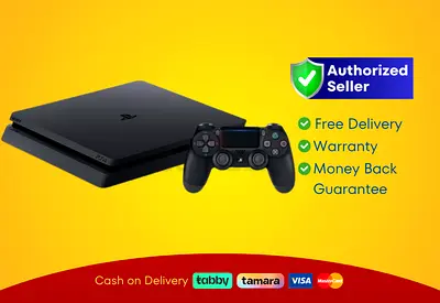 Sony PlayStation 4 - Slim - Black - 500GB | Brand New | Warranty | FREE Delivery