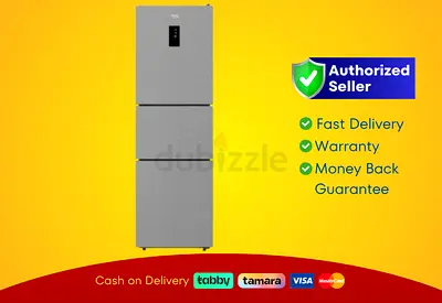 Beko 340L 3 Door Refrigerator | Brand New |Warranty | FREE  Delivery