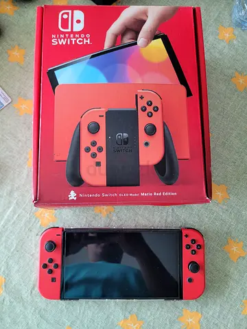 Nintendo switch oled mario red edition