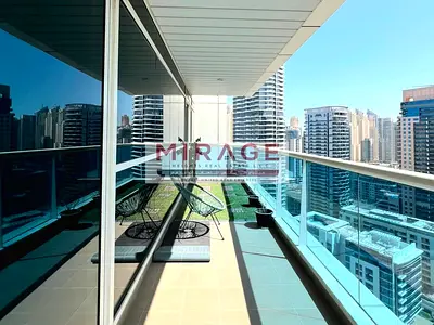 Spacious Furnished 1BR | Balcony | Dubai Marina