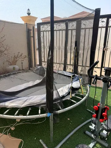 Trampoline + stepper