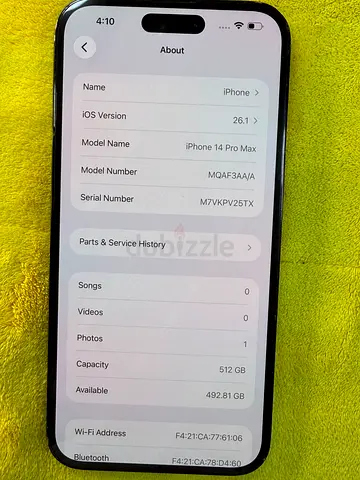 iPhone 14 Pro Max 512GB - Space Black, Good Working Condition