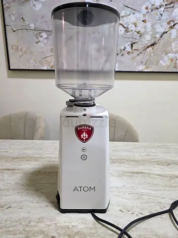 Eureka Atom Electric Coffee Grinder - White