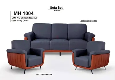 Brand New Luxury Design Premium Quality 5 Seatr office Sofa Set (3+1+1)