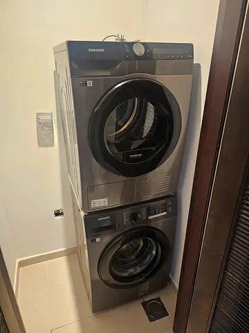 Free Delivery- SAMSUNG 9KG Washer 9KG 💯 Dryer Separate Set Latest Model With Digital Clock 60x60