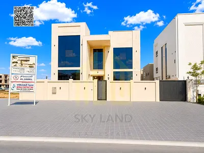 فيلا للبيع في الزاهية على شارع الشيخ محمد بن زايد مباشرة | أرض كبيرة جداً | تملك حر لجميع الجنسيات | بدون رسوم خدمات سنوية
