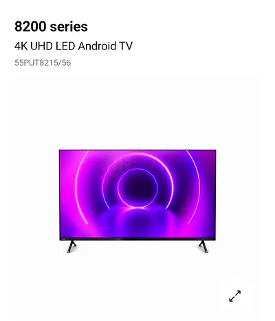 Philips 55" 4K UHD LED Android TV (8200 series) - Excellent Condition