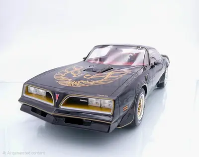 1/12 HUGE 1978 PONTIAC FIREBIRD TRANSAM by OTTO Models Black Y82 SE G098