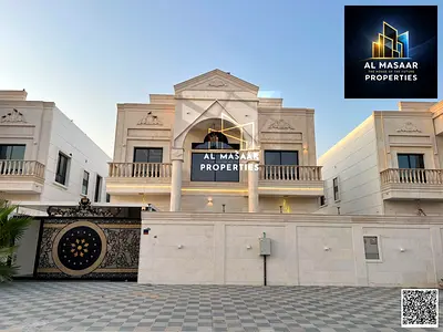 Villa for sale in Ajman / Luxury Classic / Al Amrah area - 4600 sq ft - Master bedrooms, 2 living rooms and a majlis
