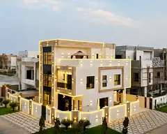 Villa for sale with a swimming pool in Al Zahia, Ajman, on Sheikh Mohammed Bin Zayed Road and behind