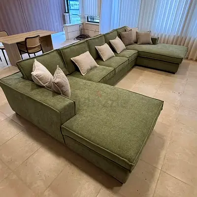 Premium U Shape Sofa Set for Family Comfort