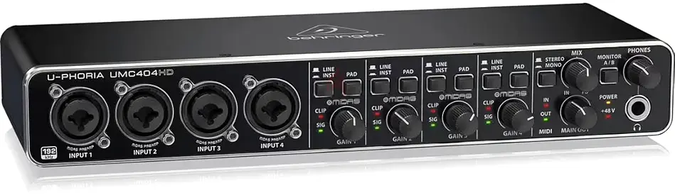 Behringer U-PHORIA UMC404HD Audiophile