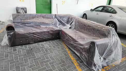 Spacious L Shape Sofa with Elegant Finishing