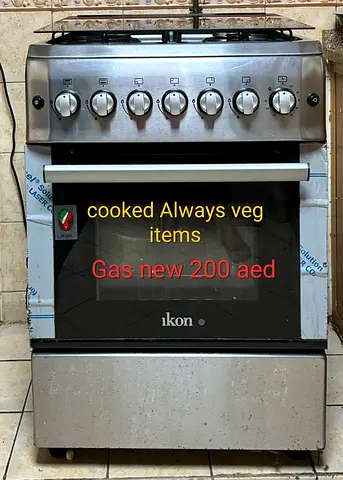Ikon Stainless Steel Gas Cooker with Oven - Good Working Condition