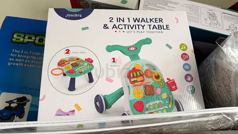 2-in-1 Baby Walker and Activity Table - Like New