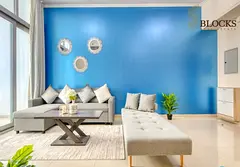 Fully Furnished 1BR+Balcony | Partial Marina View