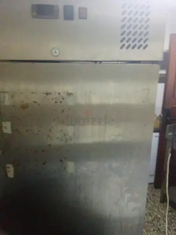 Used stainless steel commercial refrigerator/freezer - needs cleaning