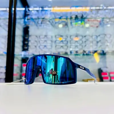 Oakley Sutro Sport Sunglass Matte Navy w/ Sapphire Iridium Prizm Lens