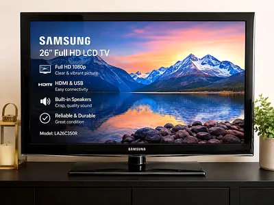 Samsung 26" Full HD LCD TV (Good Condition)