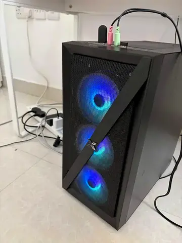 Gaming PC Desktop with RGB Fans