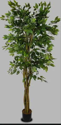 Tall Artificial Ficus Tree in Pot - Ready to Decorate