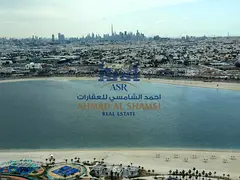 Luxuriously Furnished & Upgraded Freehold 2BHK+Maid’s With Burj Khalifa & Sea View!