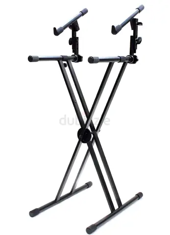 Keyboard Stand Adjustable Double X - Heavy Duty, Height Adjustable