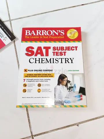 Barron's SAT Subject Test: Chemistry (14th Edition) - Good Condition